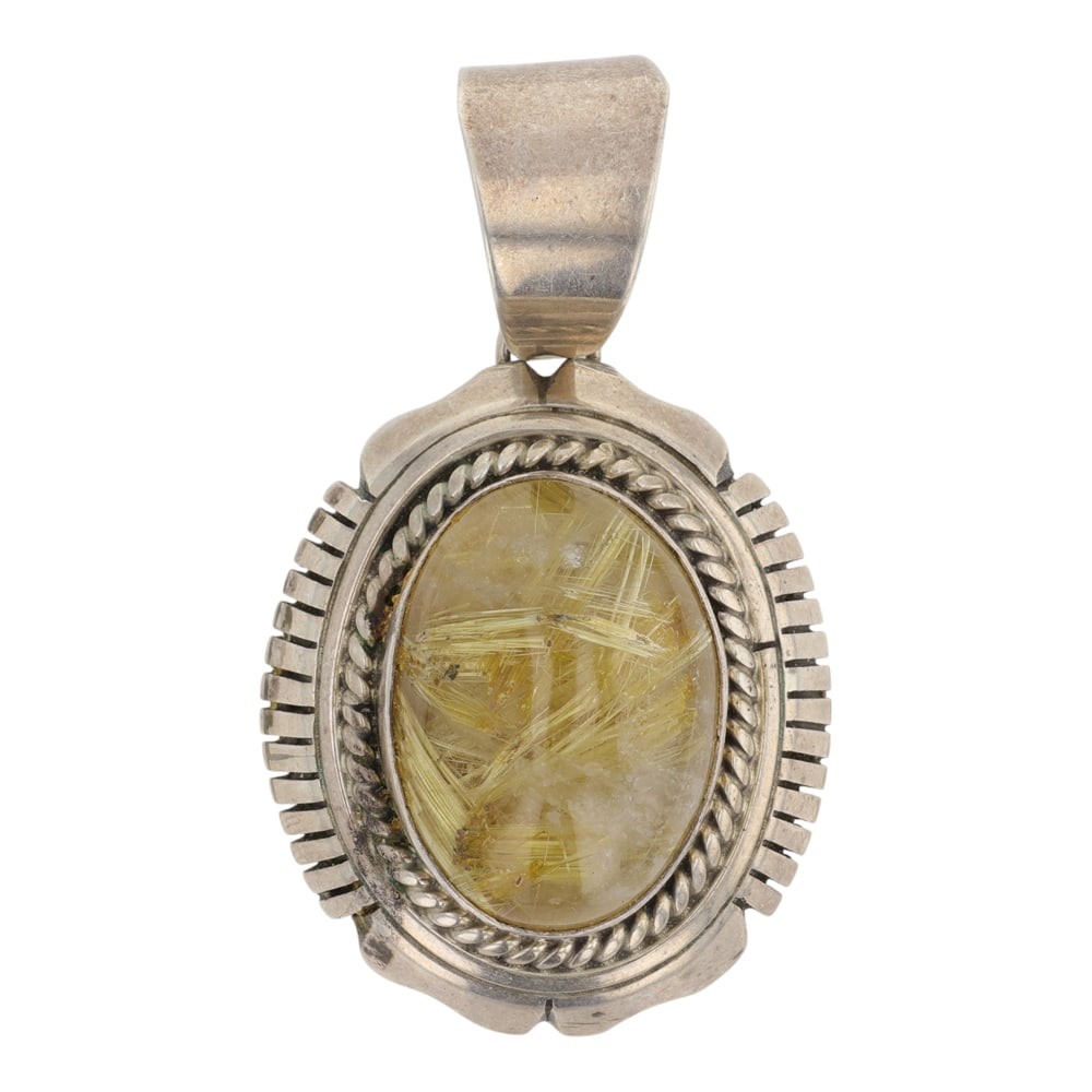Lambert Livingston Navajo Quartz Pendant (1 of 2)