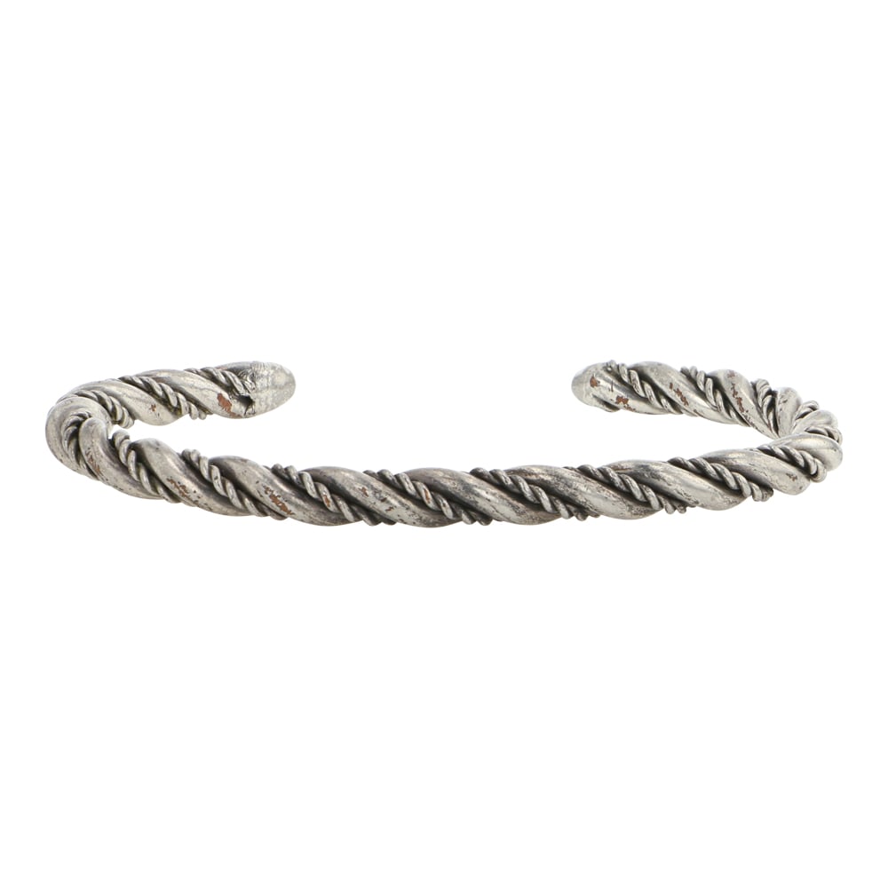 Vintage Navajo Twisted Wires Cuff Bracelet: Sterling Silver | | Vintage Navajo Twisted Wires Cuff Bracelet | Navajo Native American Southwest Indian Jewelry | Good (no breaks or damages) | Approximate Weight: 18 Grams | Bracelet: 5.25" inner, 1