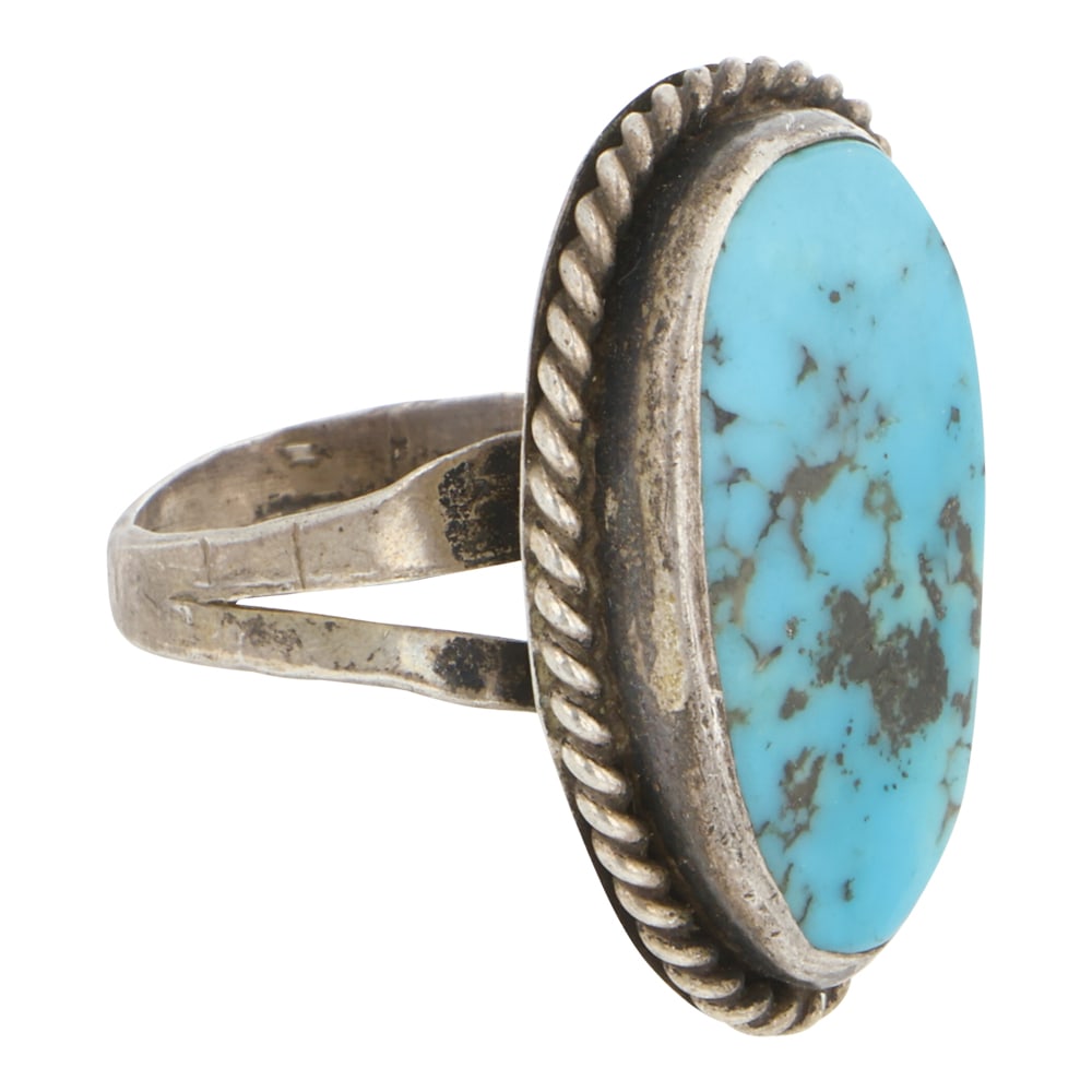Navajo Campitos Turquoise Ring - 2