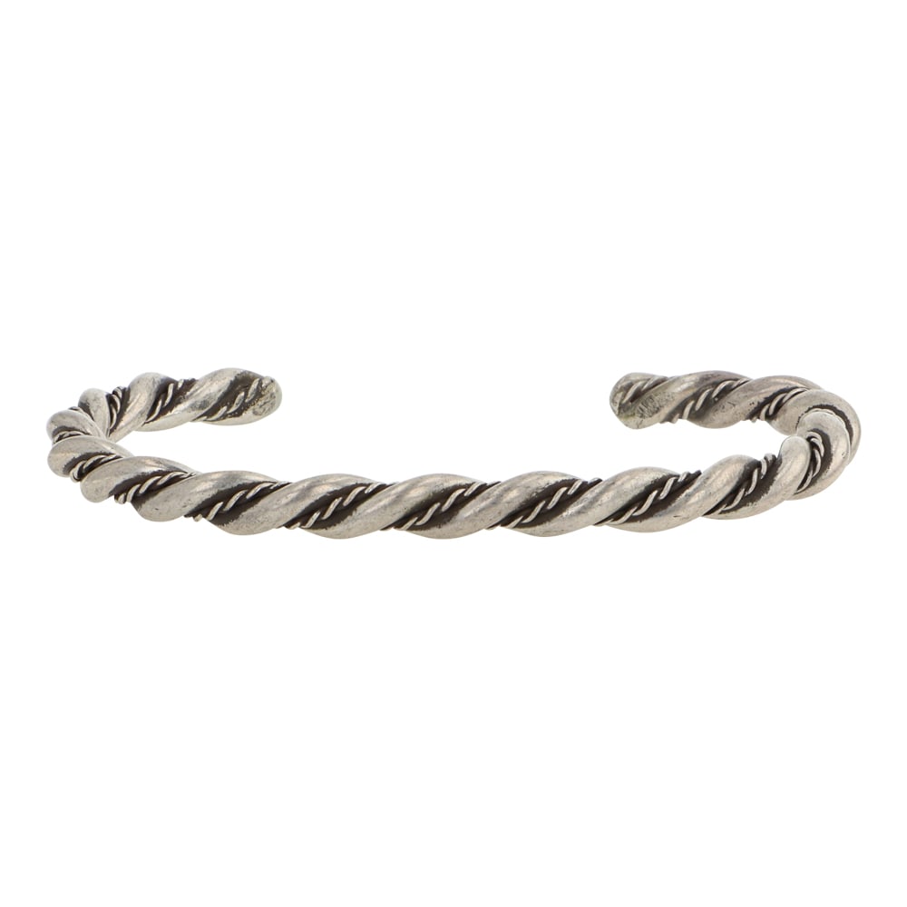 Navajo Plain Silver Twisted Wires Cuff Bracelet: Sterling Silver | | Navajo Plain Silver Twisted Wires Cuff Bracelet | Navajo Native American Southwest Indian Jewelry | Good (no breaks or damages) | Approximate Weight: 18 Grams | Bracelet: 5"