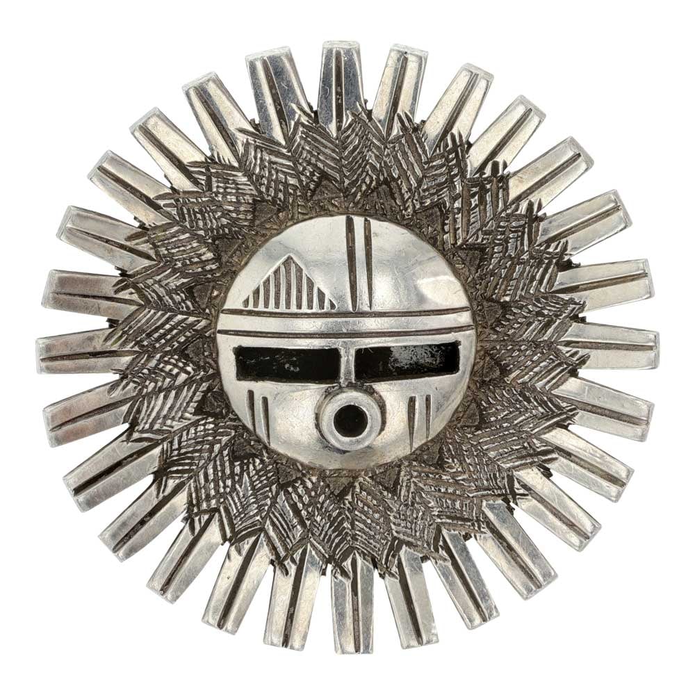 Nelson Morgan Navajo Plain Silver Pin/ Pendant: Sterling Silver | | Nelson Morgan Navajo Plain Silver Pin/ Pendant | Navajo Native American Southwest Indian Jewelry | Good (no breaks or damages) | Approximate Weight: 10Grams | Pin/pendant: 1.5" x