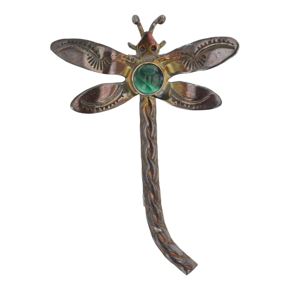 Vintage Navajo Paua Shell Dragonfly Pin (1 of 2)
