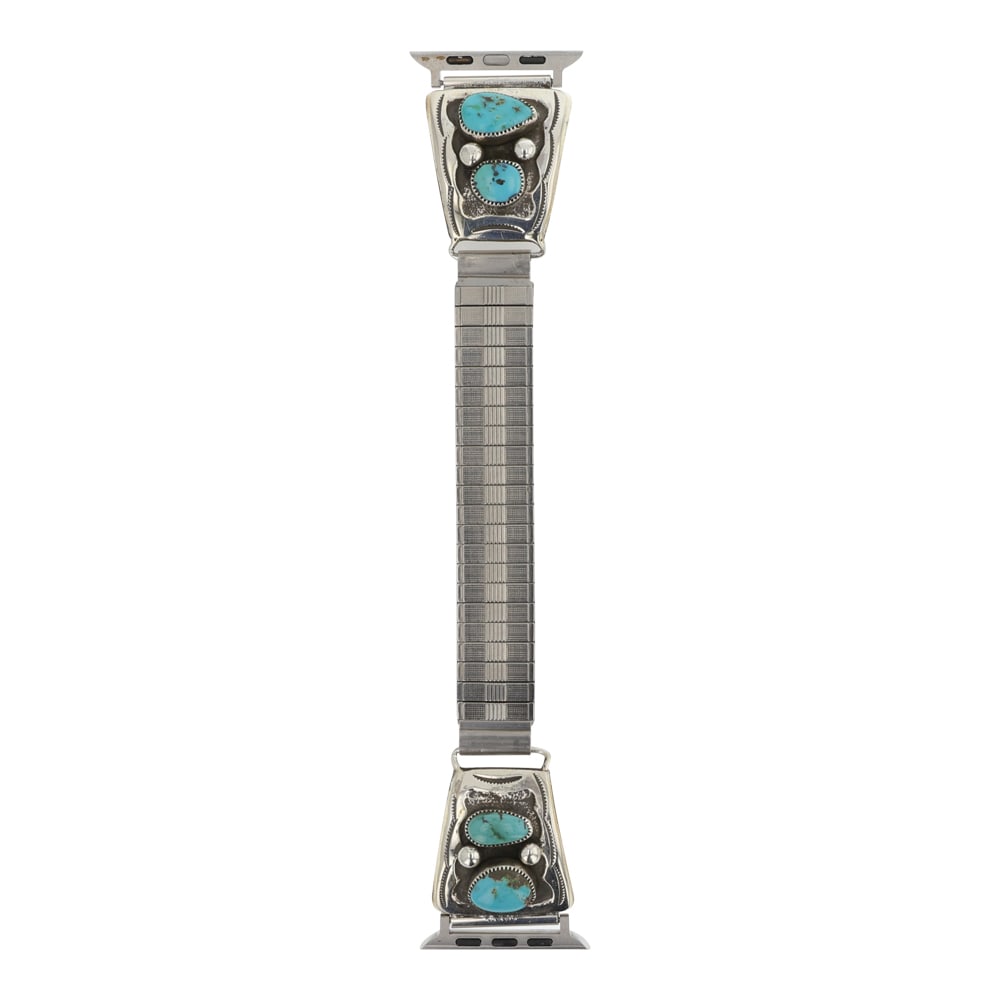 Navajo Turquoise watch Bracelet with Apple Watch Adapter (1 of 2)