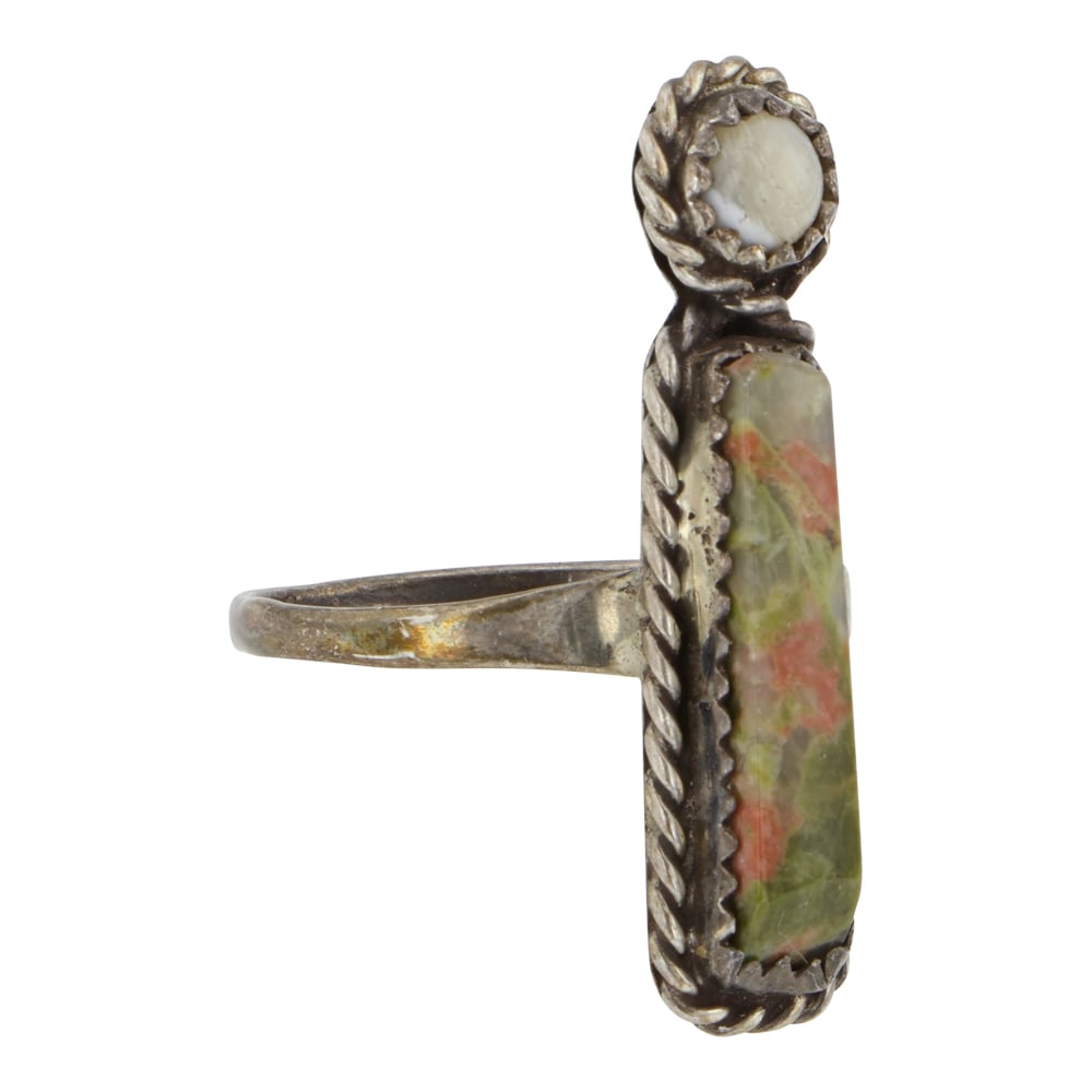 Navajo Agate Ring - 2