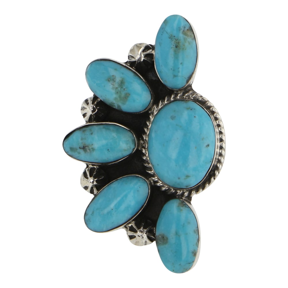 RB Navajo Campitos Turquoise Ring (1 of 4)
