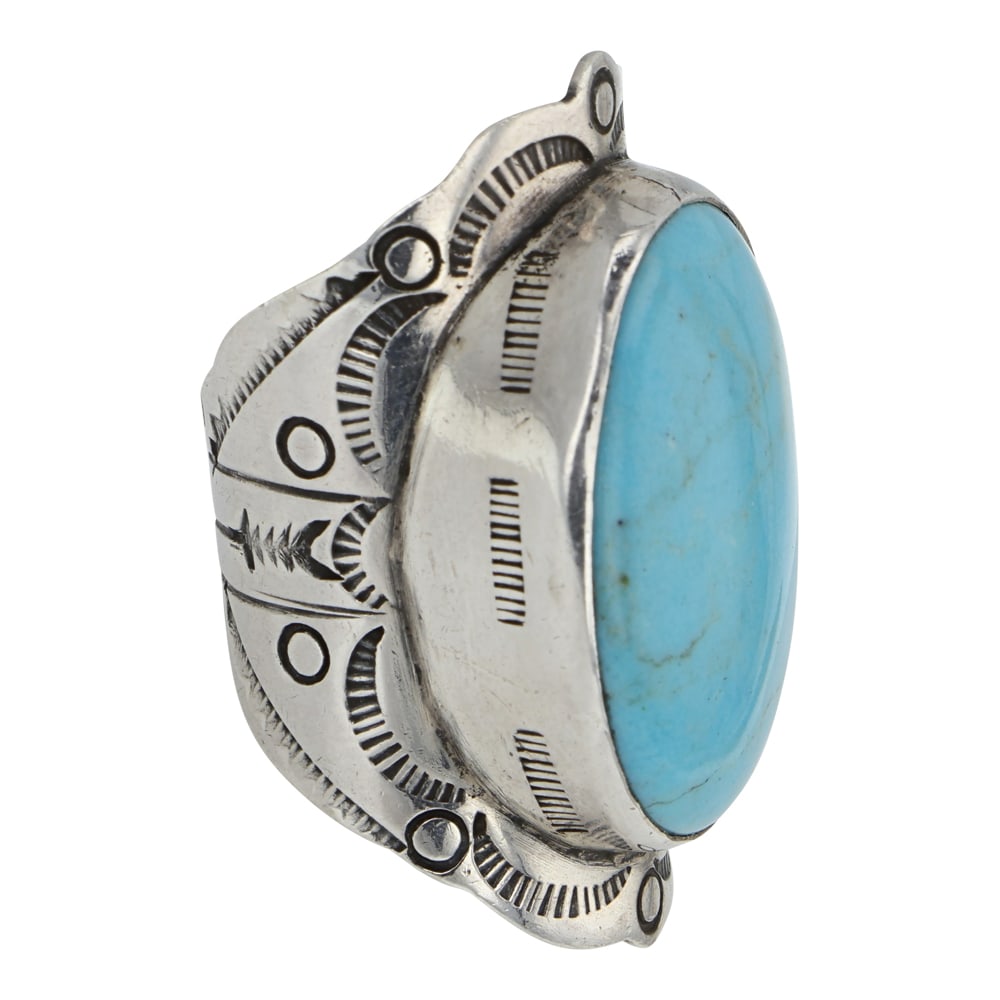 Navajo Campitos Turquoise Ring - 2