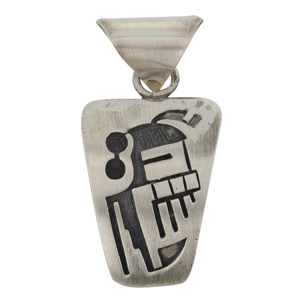 Hopi Plain Silver Pendant (1 of 2)