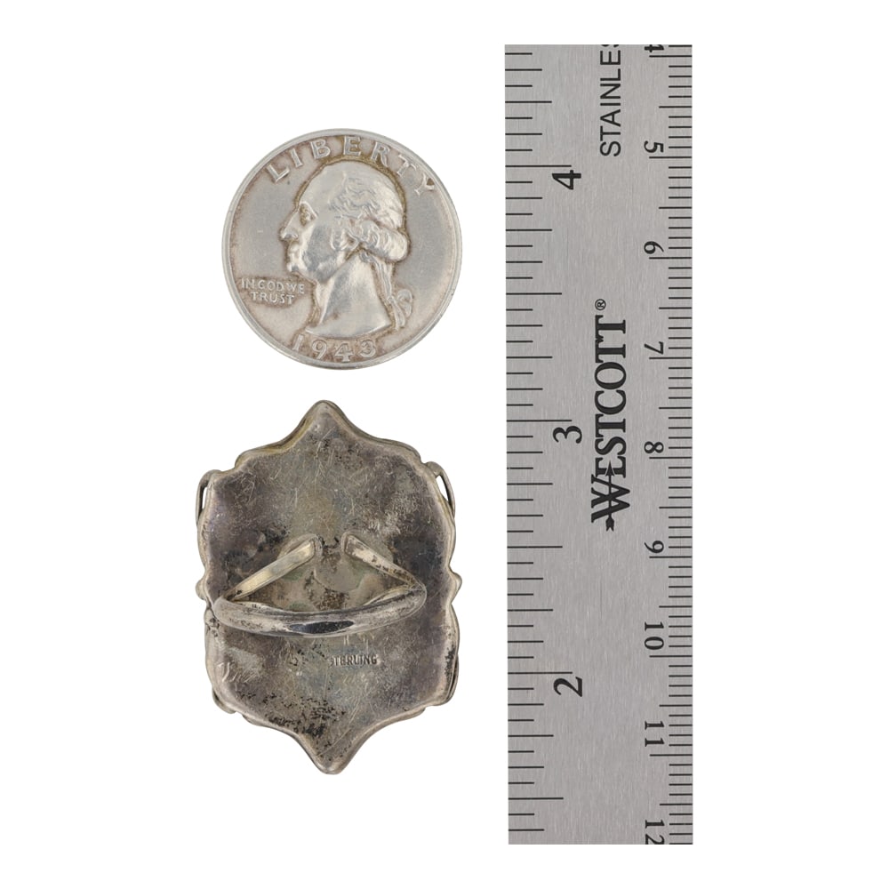 Vintage Navajo Shell Ring - 3