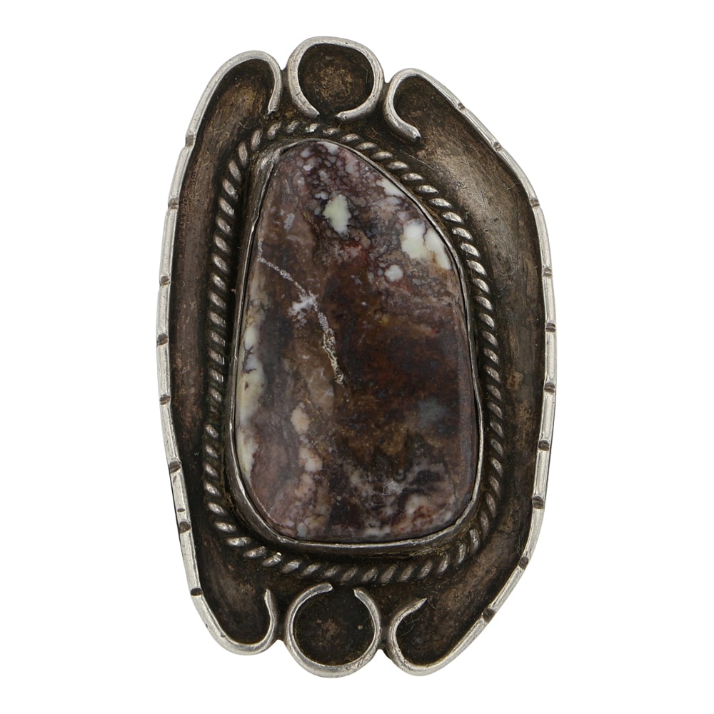 Vintage Navajo Variscite Ring: Sterling Silver | Genuine Variscite | Vintage Navajo Variscite Ring | Navajo Native American Southwest Indian Jewelry | Good (no breaks or damages) | Approximate Weight: 17 Grams | Ring: 9.5 size, 2" 