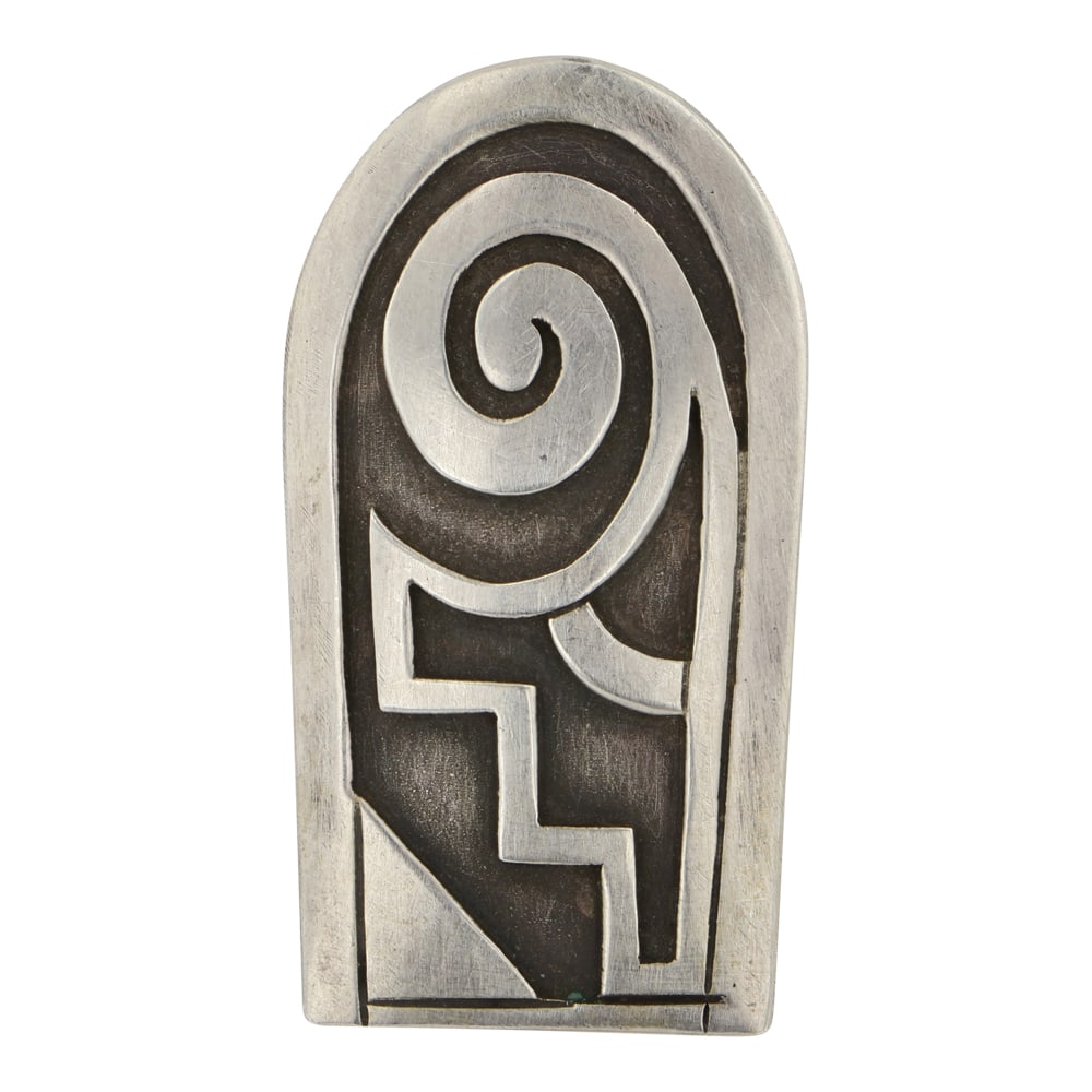 Vintage Hopi Plain Silver Ring: Sterling Silver | | Vintage Hopi Plain Silver Ring | Hopi Native American Southwest Indian Jewelry | Good (no breaks or damages) | Approximate Weight: 27 Grams | Ring: 7.5 size, 2" x 1" face |