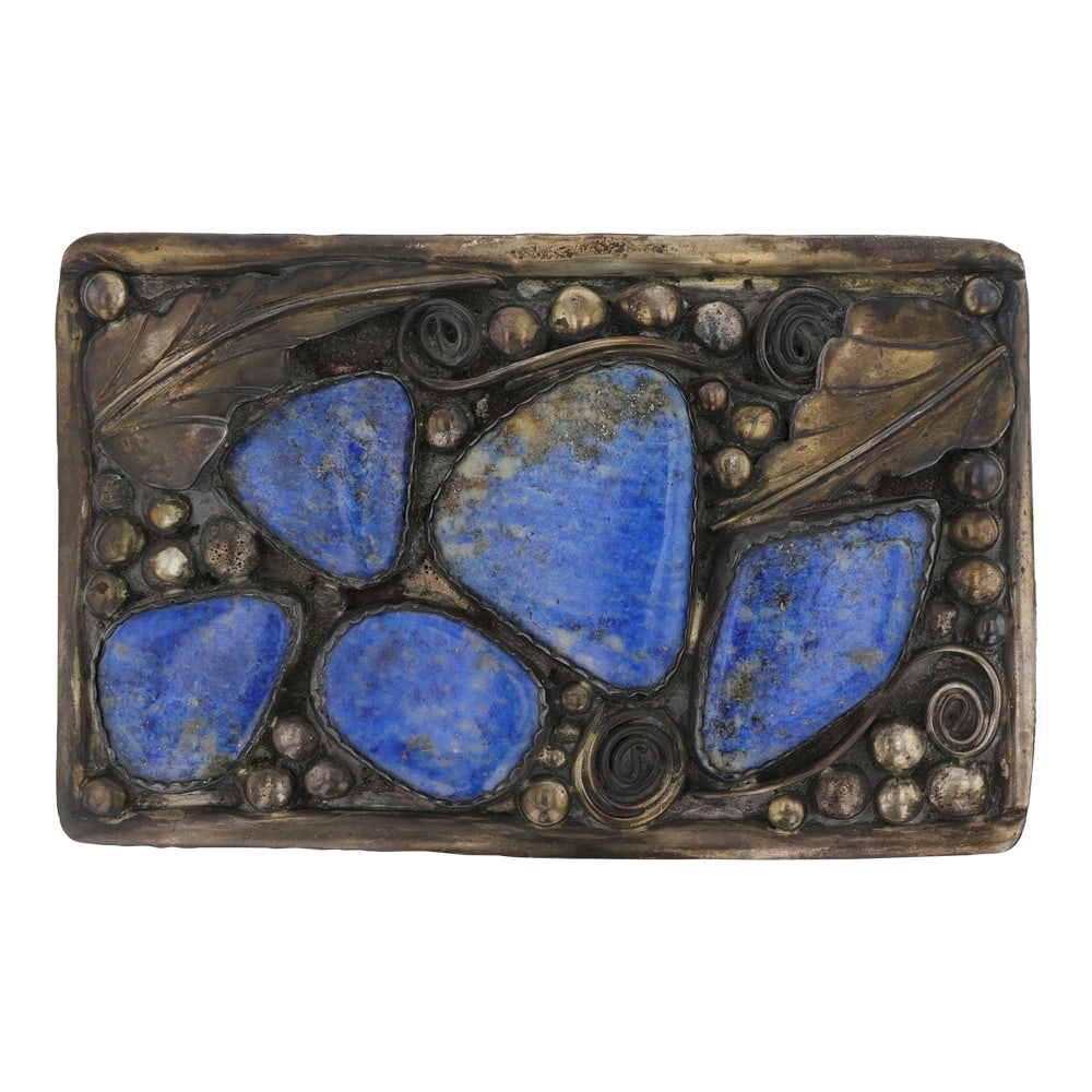 Vintage Navajo Lapis Belt Buckle: Sterling Silver | Genuine Lapis | Vintage Navajo Lapis Belt Buckle | Navajo Native American Southwest Indian Jewelry | Good (no breaks or damages) | Approximate Weight: 108 Grams | Buckle: 4" x 2.75" 