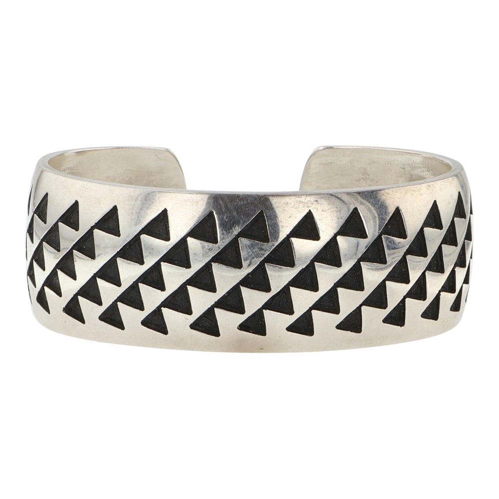Berna & Anderson Koinva Award Winning Hopi Husband & Wife Hopi Rain Dance Cuff bracelet (1 of 3)
