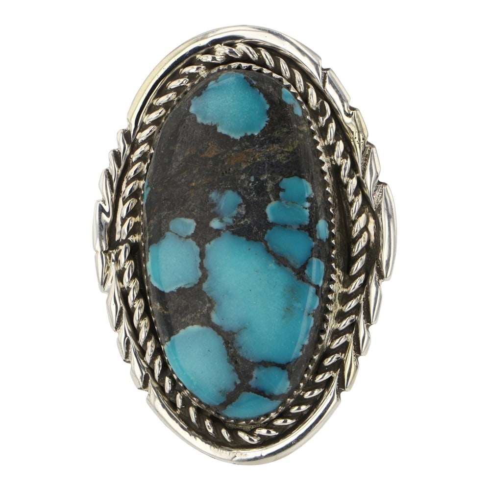 Navajo Hubei Turquoise Adjustable Ring (1 of 3)