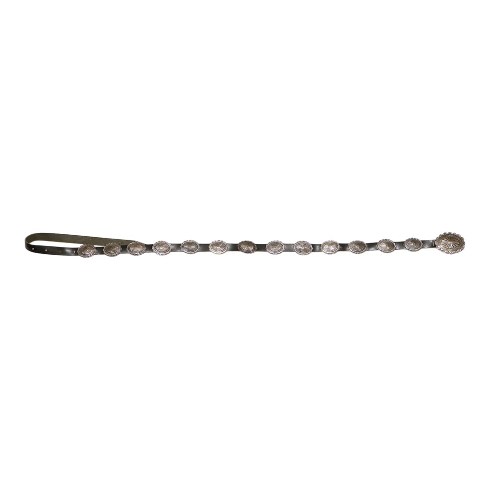 Wilson Begay Vintage Navajo Plain Silver Concho Belt: Sterling Silver | | Wilson Begay Vintage Navajo Plain Silver Concho Belt | Navajo Native American Southwest Indian Jewelry | Good (no breaks or damages) | Approximate Weight: 137 Grams | Belt: 42" len