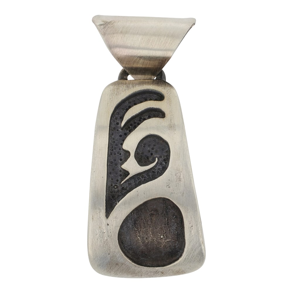 Hopi Plain Silver Pendant (1 of 2)