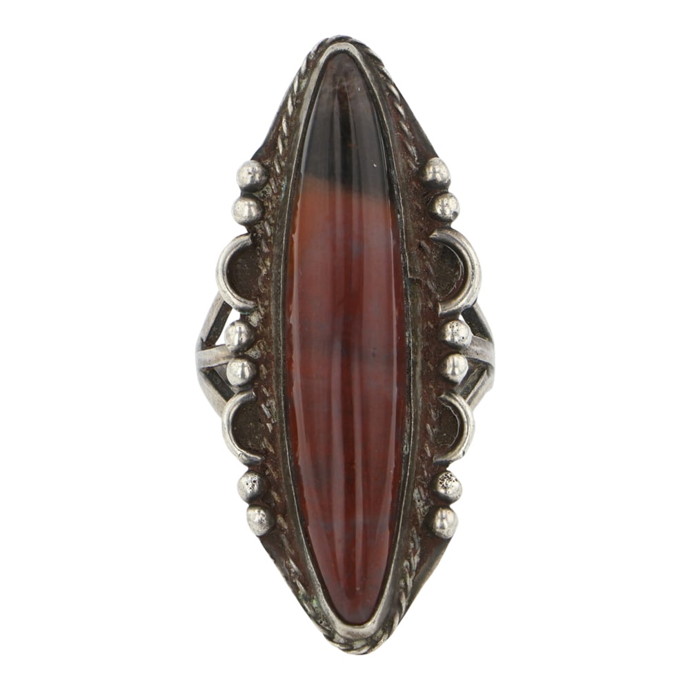 Vintage Fred Harvey Era Petrified Wood Ring (1 of 3)