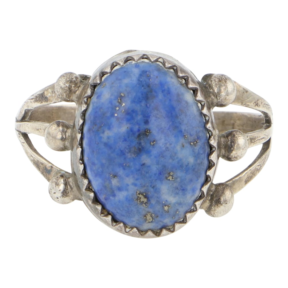 Navajo Lapis Ring (1 of 3)