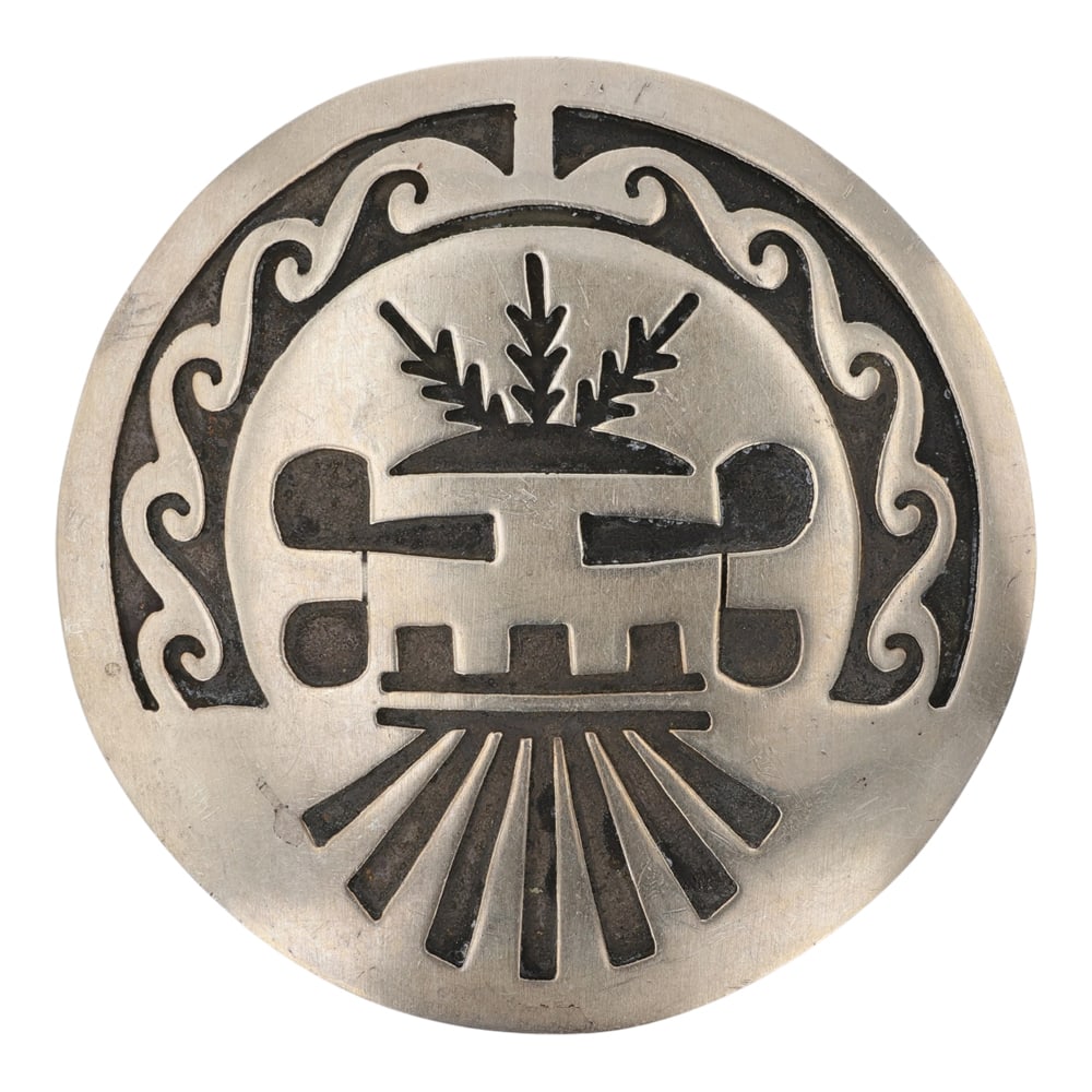 Vintage Hopi Plain Silver Pendant: Sterling Silver | | Vintage Hopi Plain Silver Pendant | Hopi Native American Southwest Indian Jewelry | Good (no breaks or damages) | Approximate Weight: 43 Grams | Pendant: 2.5" x 2.5" | Signed: W