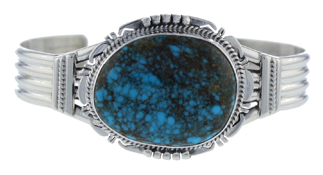 Sterling Silver  Turquoise Bracelet Navajo Native (1 of 1)