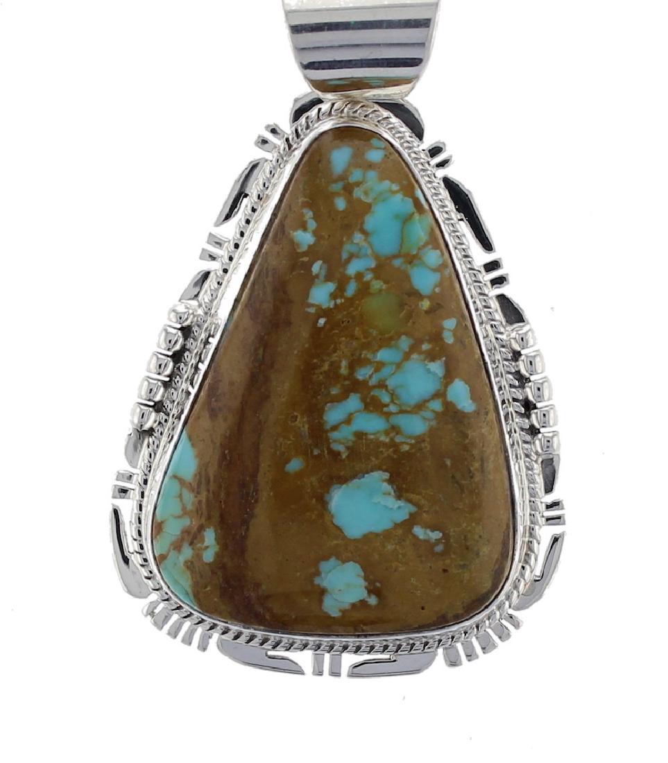 Sterling Silver  Turquoise Pendant Navajo Native (1 of 1)