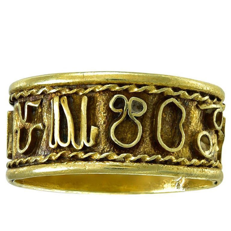 Gold zodiac shop rings