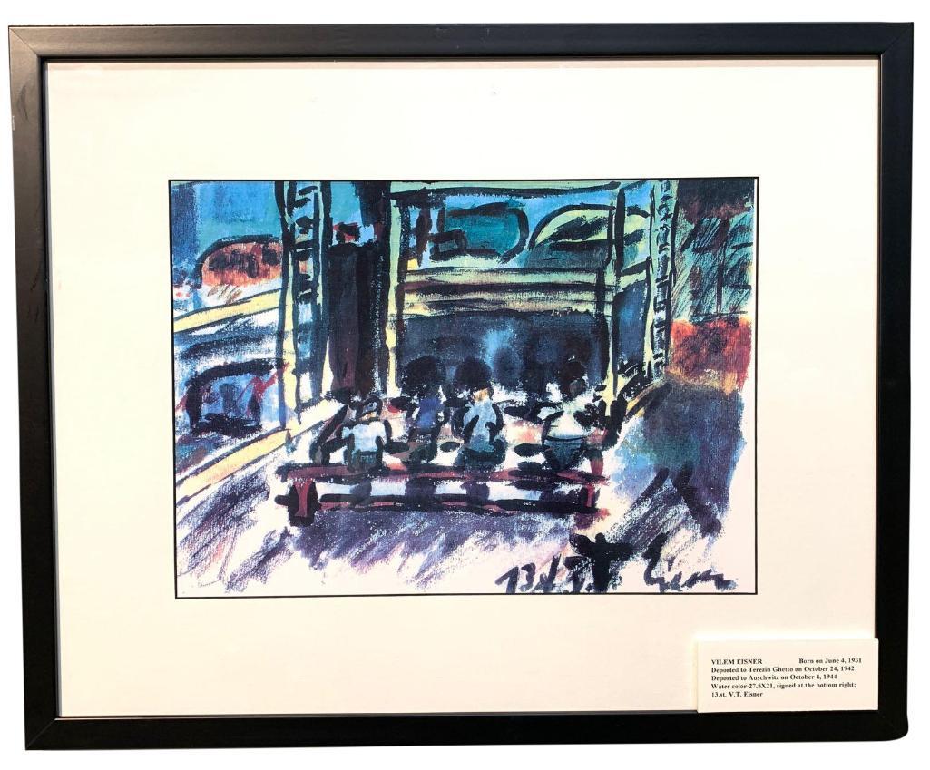 VILEM EISNER Art, part of "I Never Saw Another Butterfl (1 of 3)