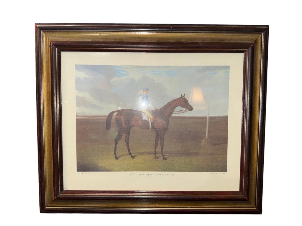 Framed Print: St. Gilles with William Scott Up after J.F. Herring, Schuler Verlag, 32 x 22" (1 of 8)