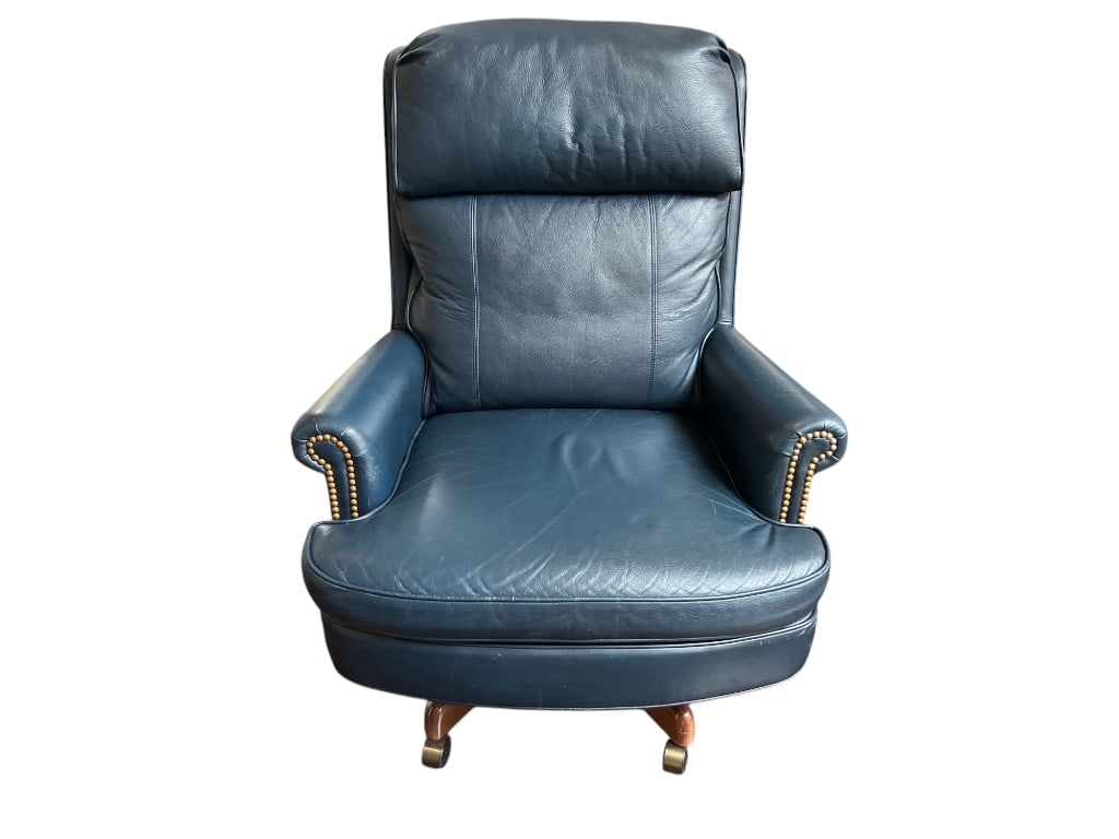Hickory Leather Recliner Chair, 48"H (1 of 6)