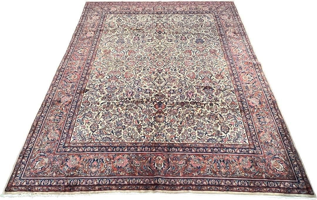 $48,000 Antique Persian Kashan Wool Rug 7'11" x 10'0" (1 of 4)