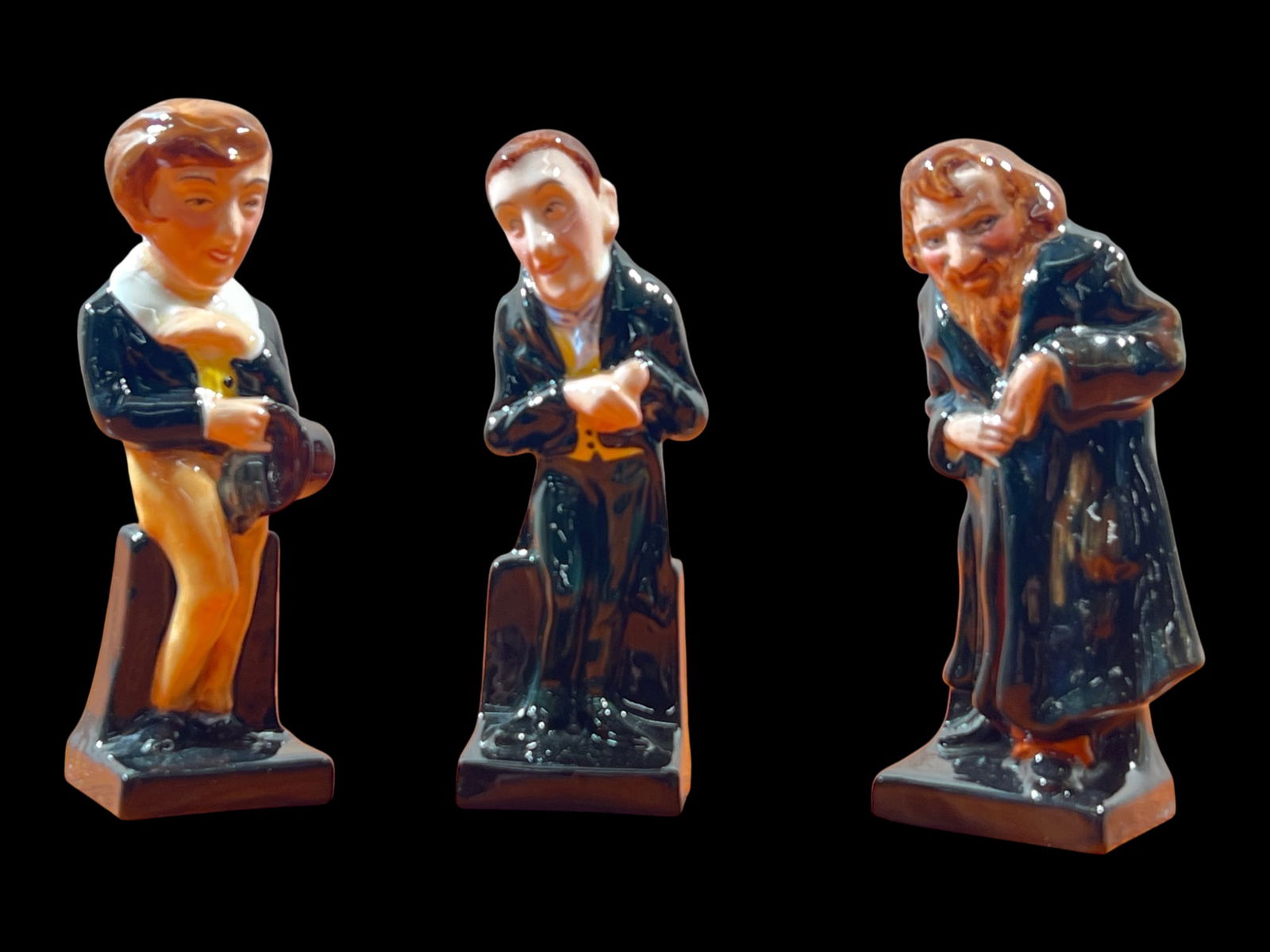 Royal Doulton "Dickens" Character Figurines: David Copperfield, Uriah Heep, and Fagin (Set of Three) (1 of 8)