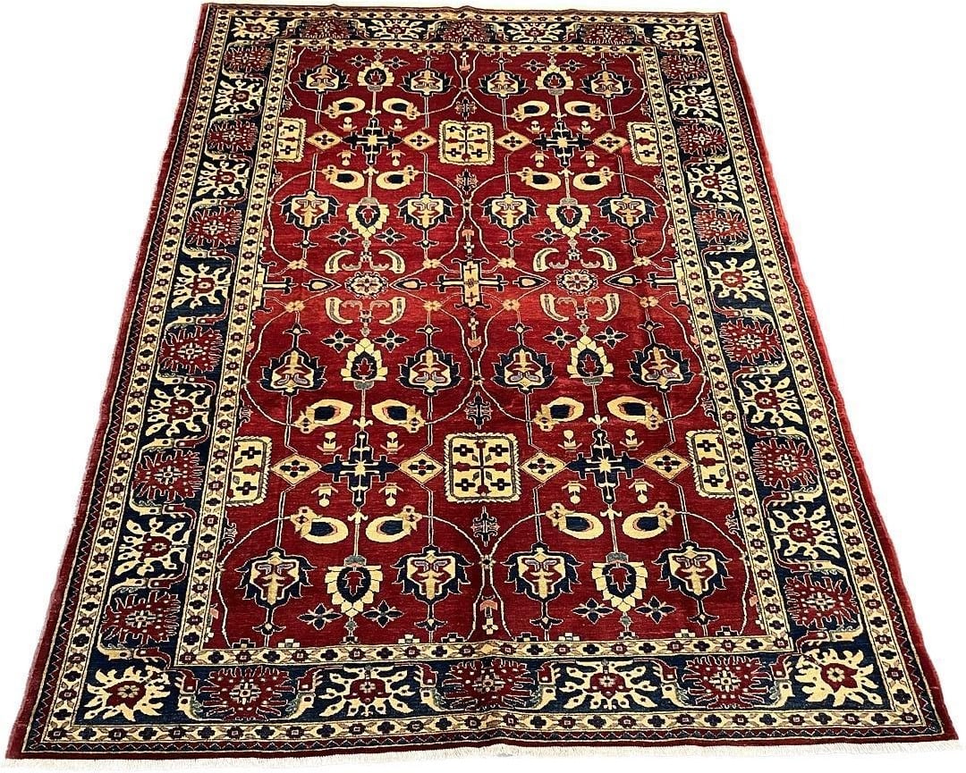 Traditional Kazak Design Wool Area Rug 8'0" x 11'0" (1 of 4)