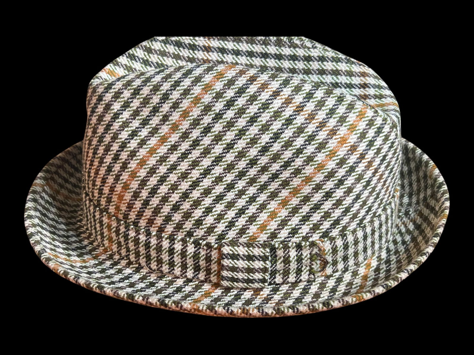Borsalino 'Alessandria' Checked Wool Fedora, Italy (1 of 7)