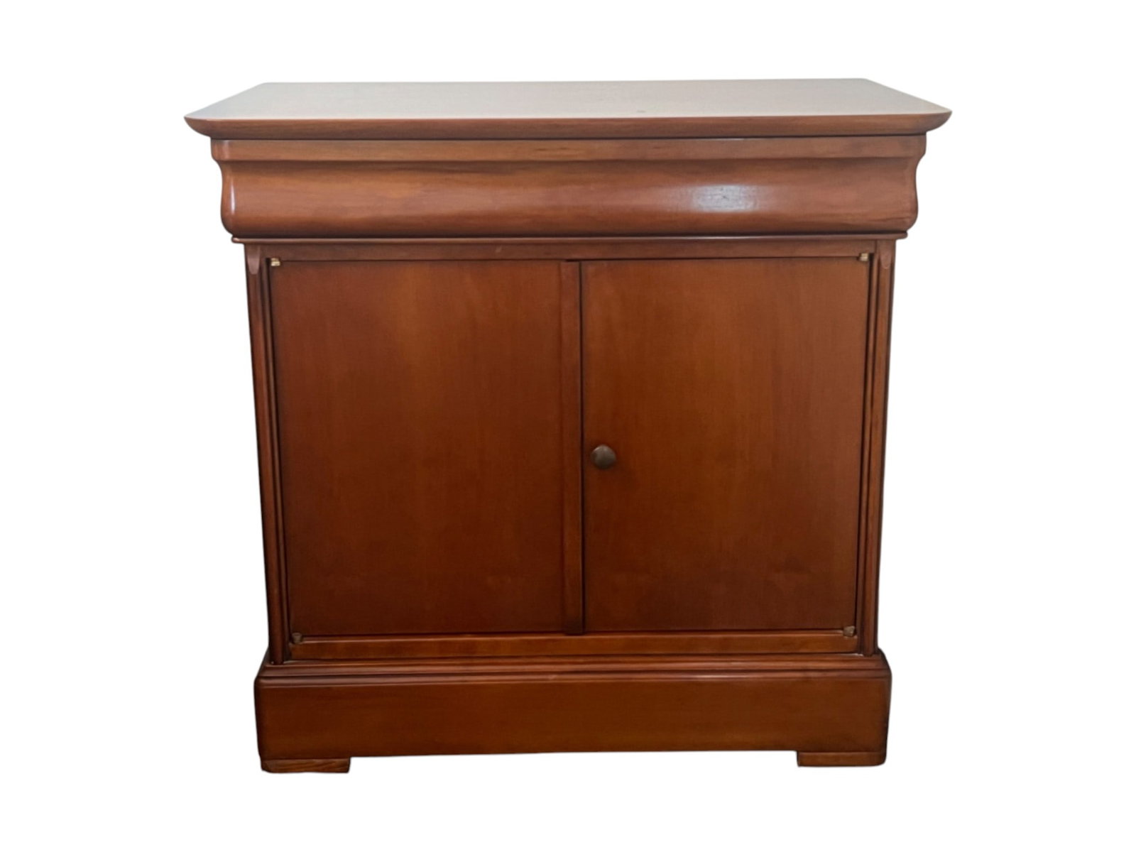 $3,000+ Grange France Louis Philippe Style Solid Cherry Wood Low Cabinet, Made in France, New York (1 of 6)