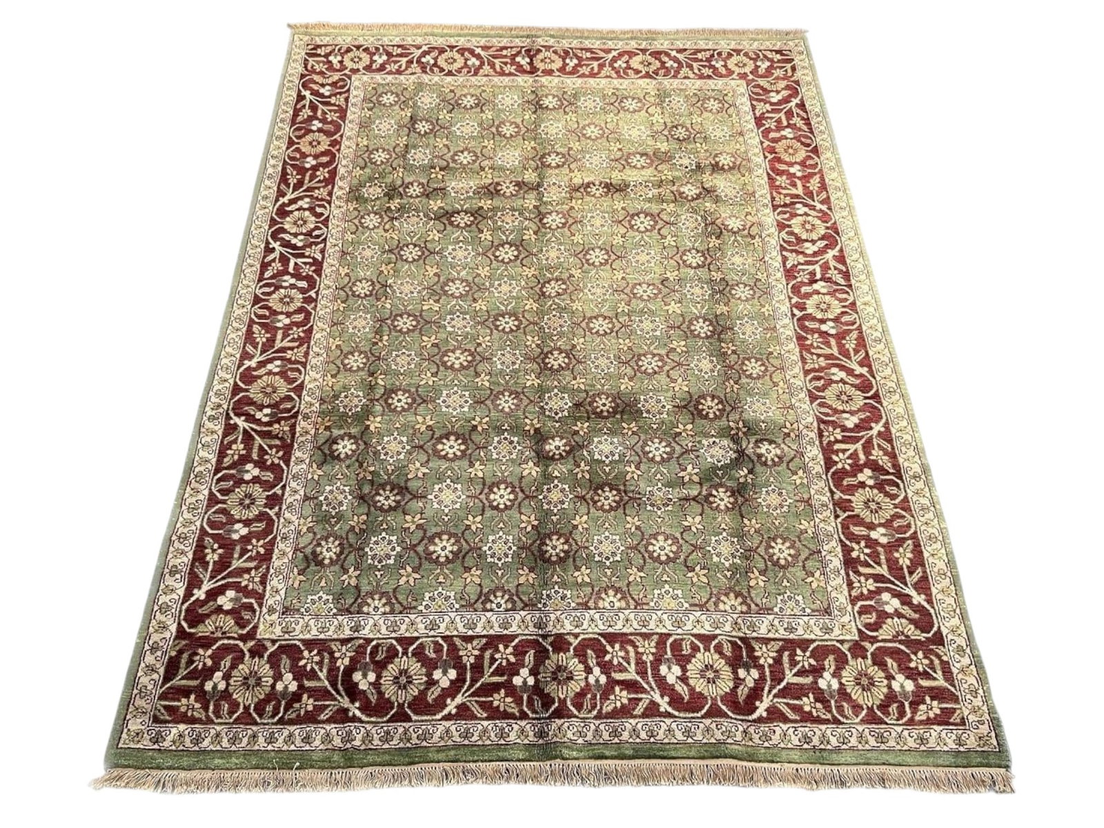 Rug Persian Design Wool Handmade Carpet, 8'8" x 11'10" (1 of 5)
