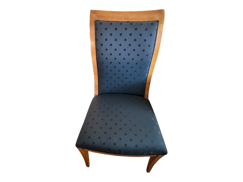 Formal Dining Suite: Inlaid Oval Extension Table with Eight Upholstered Chairs, 30" - 7