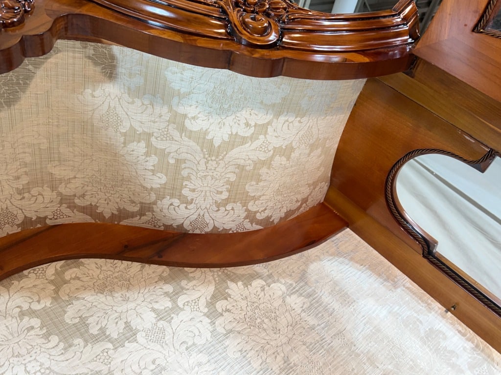$32,000 Spectacular Italian Marquetry Bombé Display Cabinet Vitrine, Gallery Collection, A Gran - 13