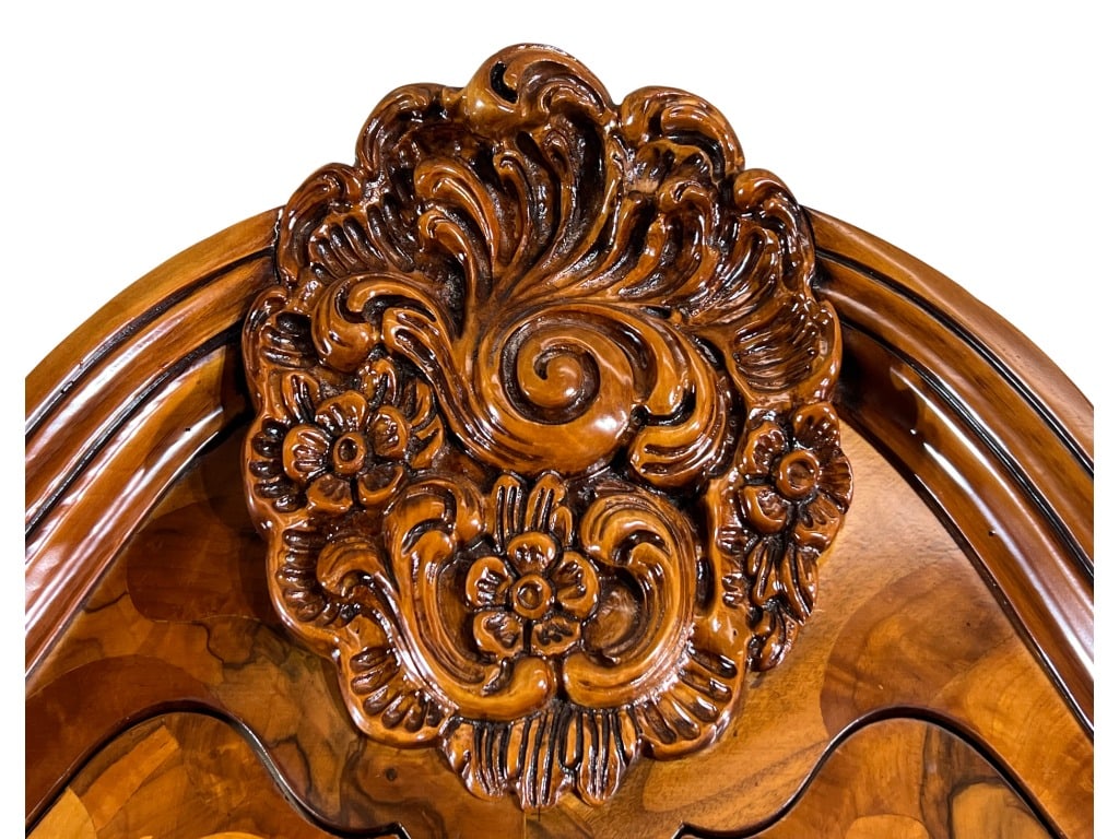 $32,000 Spectacular Italian Marquetry Bombé Display Cabinet Vitrine, Gallery Collection, A Gran - 17