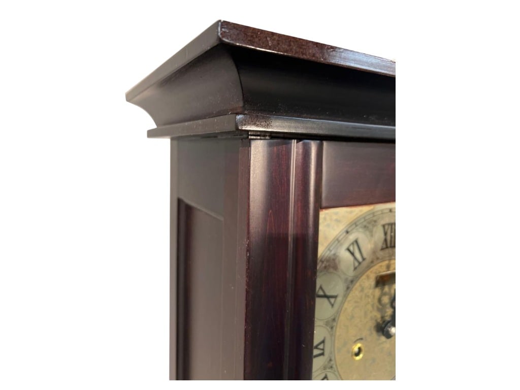 Grandfather Clock with Brass Pendulum and Roman Numerals Dial - 5