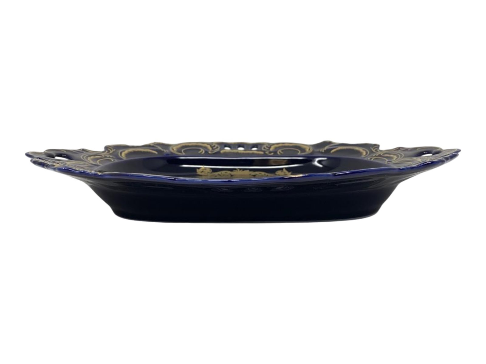 Cameo Cobalt Porcelain Ice Cream Tray - 2