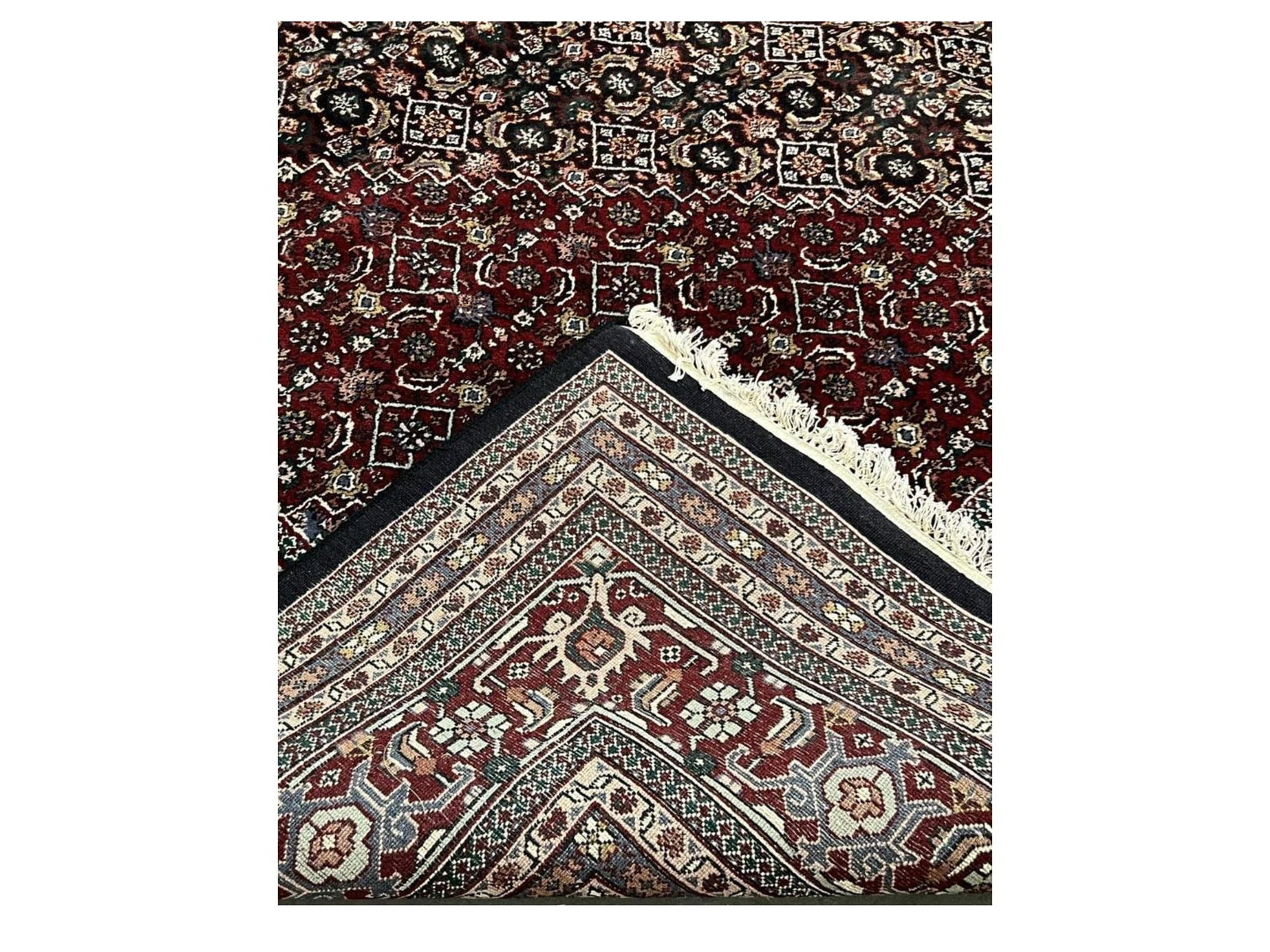 $6,940 - Palatial Herati Carpet, Bidjar Design, Hand-Knotted Wool, 11'11" x 18'3" - 2