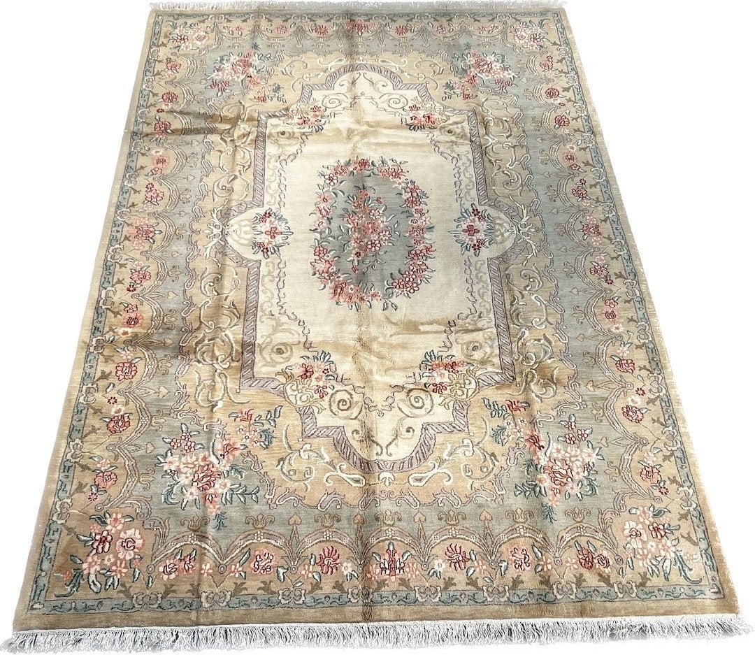 $6,250 Kerman Wool Handmade Floral Area Rug, 8'6" - 4