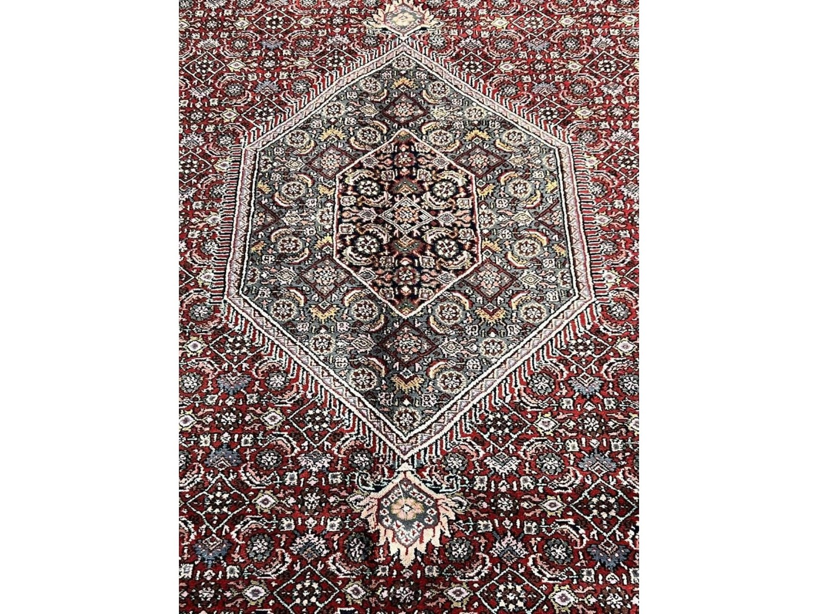 $7,525 - Room-Size Herati Carpet, Bidjar Design, Hand-Knotted Wool, 8'6" x 11'7" - 2