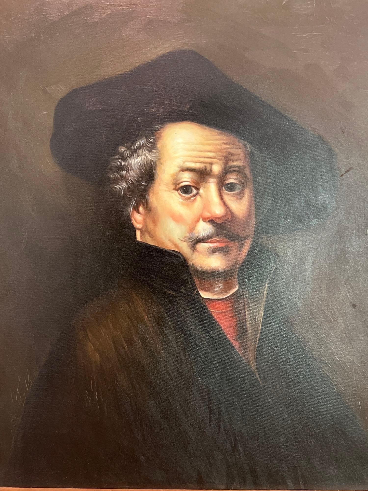 Oil Portrait Painting of a Gentleman in Decorative Gilded Frame - 2