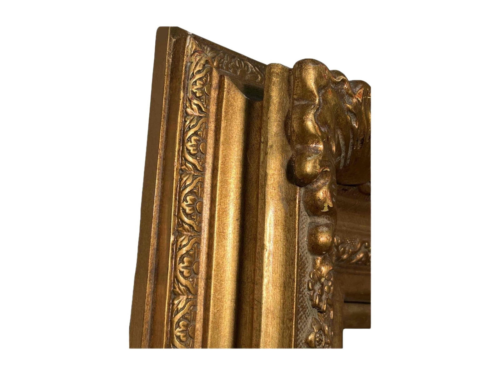 Portrait Painting in Ornate Gilt Carved Wood Frame - 4