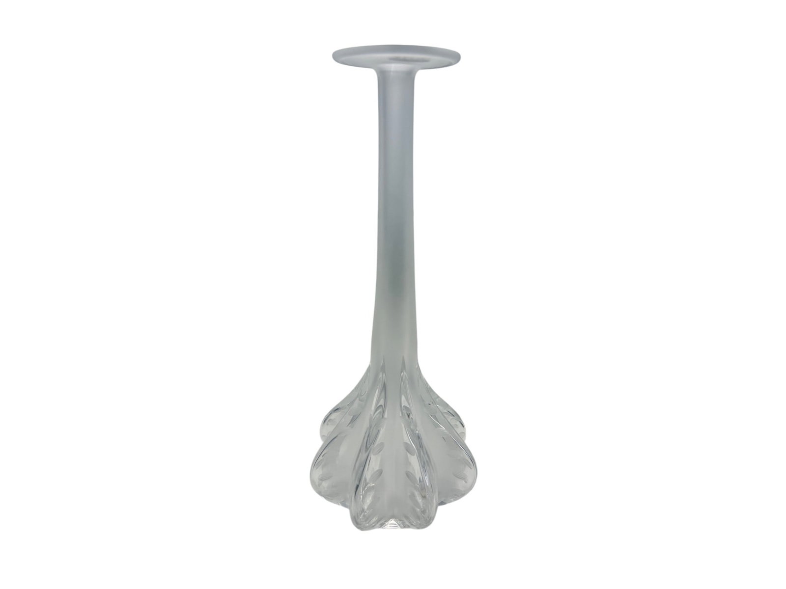 Claude Soliflore Bud Vase by Lalique, w/ Box, 14″ H (1 of 10)