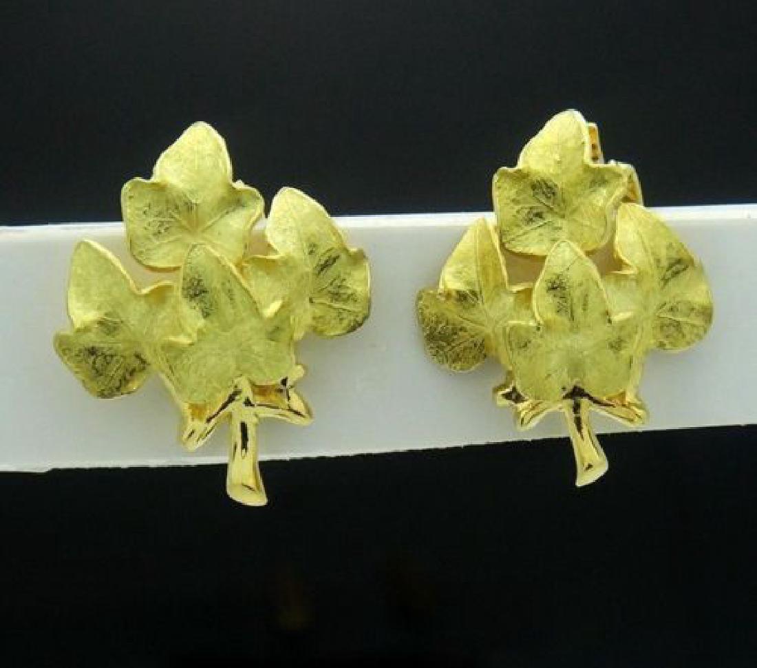 Estate 1960s Cartier 18k Yellow Gold Clip-On Earrings (1 of 7)