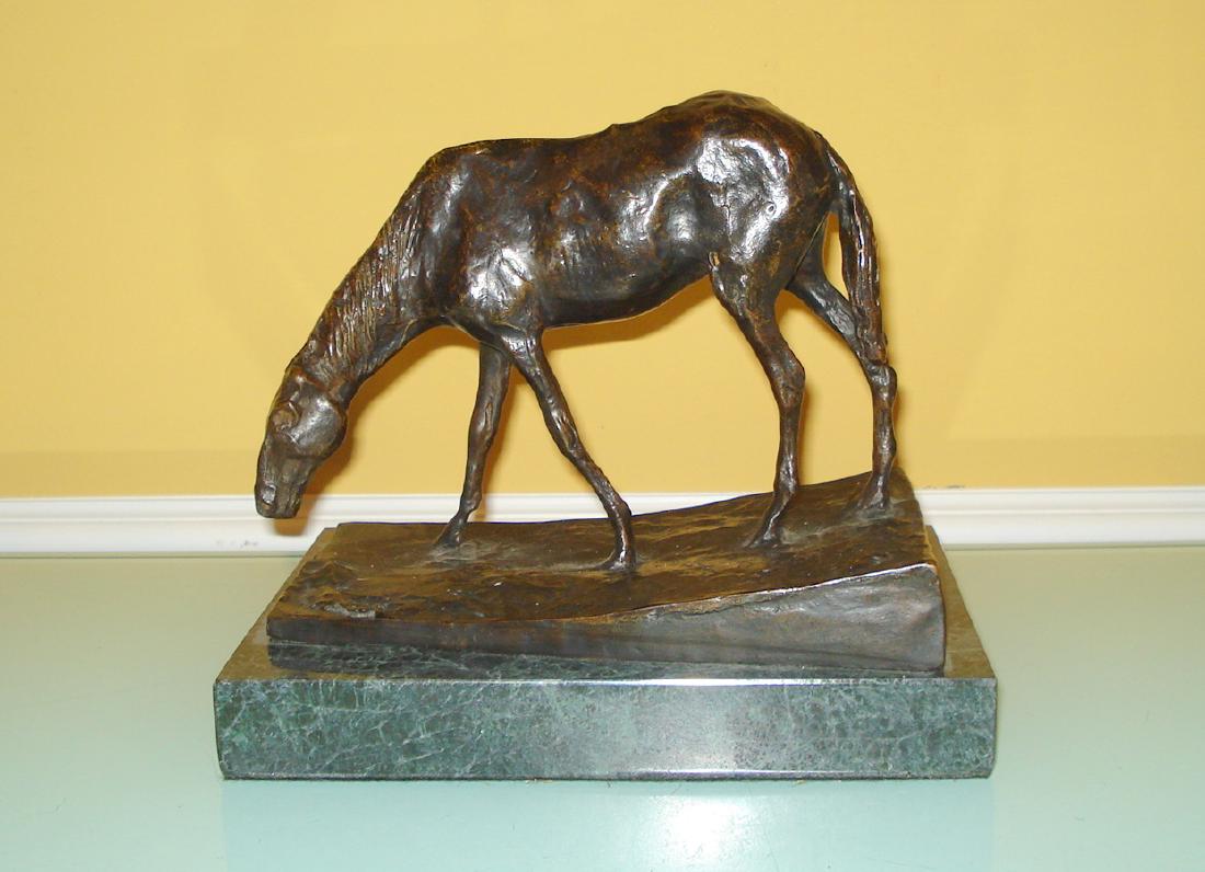Edgar Degas French Bronze Sculpture of Horse (1 of 5)