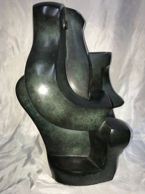 JACQUES LIPCHITZ RARE HUGE BRONZE SCULPTURE: JACQUES LIPCHITZ RARE HUGE BRONZE SCULPTURE::Huge bronze sculpture Jacques Lipchitz (LITHUANIAN, 1891-1973). After Cast Signed Lipchitz and dated 1922. Foundry Marks Roman Bronze Works Measures approx