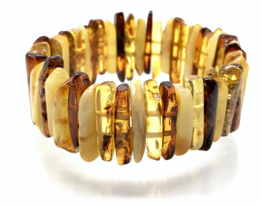 Baltic Amber Bracelet Multi Color (Lemon, Yellow (1 of 10)