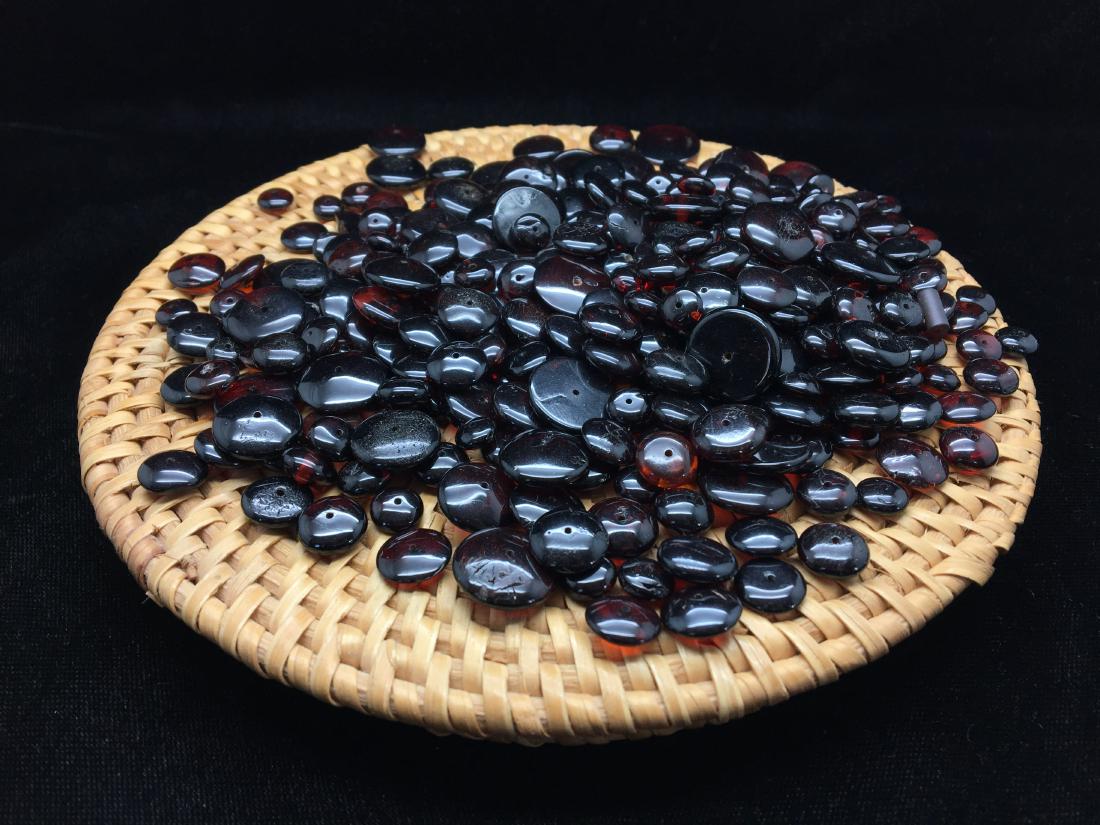 Baltic Amber Rosary Parts Cherry Colour (1 of 7)